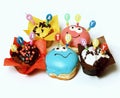 Birthday cupcakes Royalty Free Stock Photo