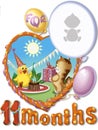 Birthday, elaven month for baby