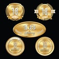 18 Birthday Anniversary Badge