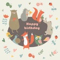 Birthday forest Royalty Free Stock Photo