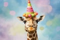 birthday giraffe card