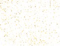 Birthday Golden Rectangles Confetti Background. Vector illustration