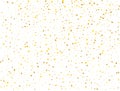 Birthday Golden Rectangles Confetti Background. Vector illustration