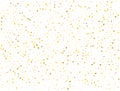 Birthday Golden Rectangles Confetti Background. Vector illustration