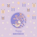 Birthday greeting card