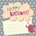 Birthday greeting card