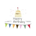 Birthday greeting cards design Royalty Free Stock Photo