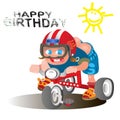 Birthday greetings for the rider