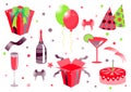 Birthday icons