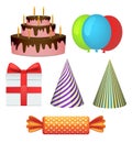 Birthday icons