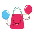 Birthday kawaii bag gift balloons