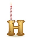 Birthday Letter H