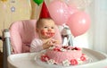 Birthday little children Royalty Free Stock Photo