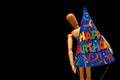 Birthday mannequin Royalty Free Stock Photo