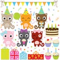 Birthday Party Cats