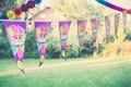 Birthday party decoration Royalty Free Stock Photo