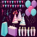 Birthday party elements