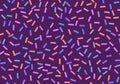 Birthday sugar sprinkles seamless festive candy pattern for wrapping paper and fabrics and linens and kids Royalty Free Stock Photo