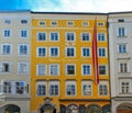 Birthplace of Wolfgang Amadeus Mozart in Salzburg, Austria Royalty Free Stock Photo