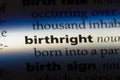 birthright