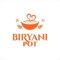 Biryani Logo Traditional Indian Dish Meal