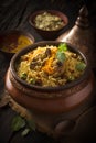 Biryani or Biryani is a popular Maharashtrian dish made with basmati rice, chicken and vegetables.