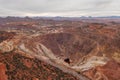 Bisbee. Arizona, USA, huge open pit copper mine