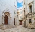 Bisceglie old town, in the province of Barletta-Andria-Trani, Apulia, southern Italy. Royalty Free Stock Photo