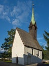 Bischofshofen, Pongau, Salzburger Land, Austria, typical Austrian small church Royalty Free Stock Photo