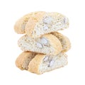 Biscotti Biscuits Cutout Royalty Free Stock Photo