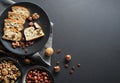 Traditional homemade Biscotti biscuits Royalty Free Stock Photo