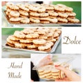 Biscuit collage Royalty Free Stock Photo