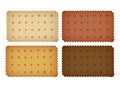 Biscuit Cookie Cracker Collection Royalty Free Stock Photo