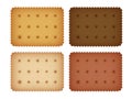 Biscuit Cookie Cracker Collection Royalty Free Stock Photo