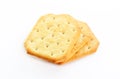 Biscuit, cookies white background Royalty Free Stock Photo
