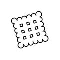 Biscuit cracker icon vector design templates simple and modern Royalty Free Stock Photo