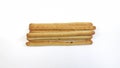 Biscuit Sticks Isolated on White Royalty Free Stock Photo