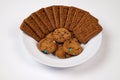 Biscuits and cookies are perfect for a morning snack with tea or coffee.
