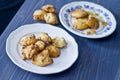 Biscuits, cornflakes and raisins