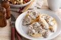 Biscuits and Creamy Sausage Gravy