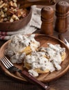 Biscuits and Creamy Sausage Gravy