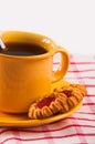 Biscuits with cup of tea Royalty Free Stock Photo