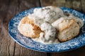 Biscuits and gravy Royalty Free Stock Photo