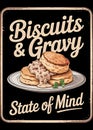 Biscuits And Gravy, State Of Mind Royalty Free Stock Photo