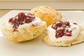 Biscuits with jam