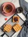 Biscuits, Jam & Tea Royalty Free Stock Photo