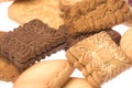 Biscuits Macro Isolated Royalty Free Stock Photo