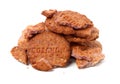 Biscuits with whole-wheat flour. Crunchy, grains