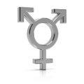Bisexual symbol Royalty Free Stock Photo