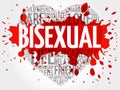 Bisexual word cloud collage Royalty Free Stock Photo